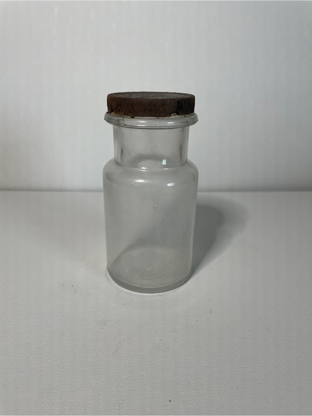 Antique Vintage Horseradish Vinegar Glass Apothecary Jar Collector Barn Find